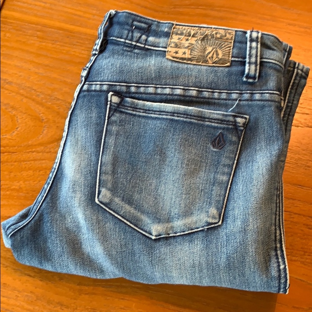 VOLCOM womens  legging fit denim size 5